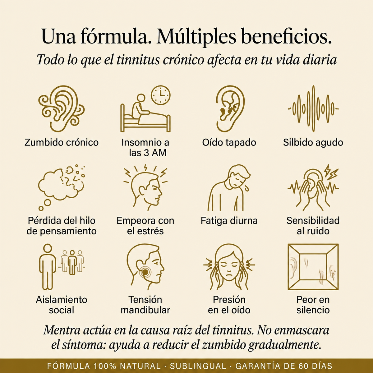 ¿El zumbido en los oídos no te deja vivir en paz? - Fórmula Tinnitus