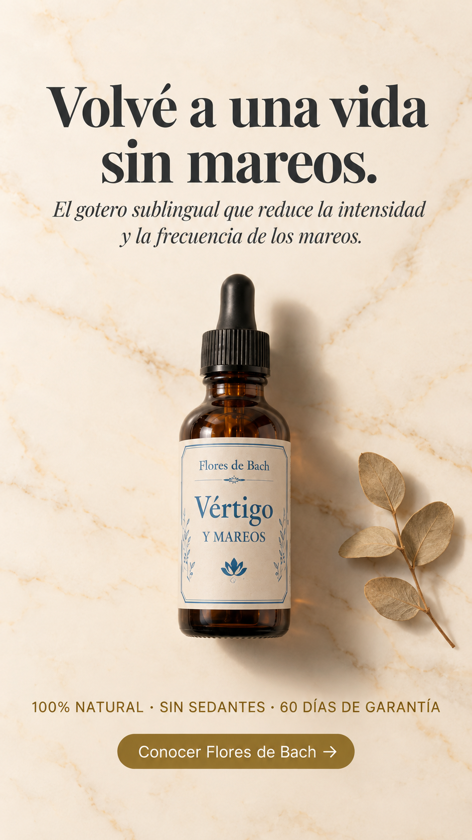 ¿El mareo o el vértigo no te dejan vivir en paz? - Fórmula Vértigo y Mareos